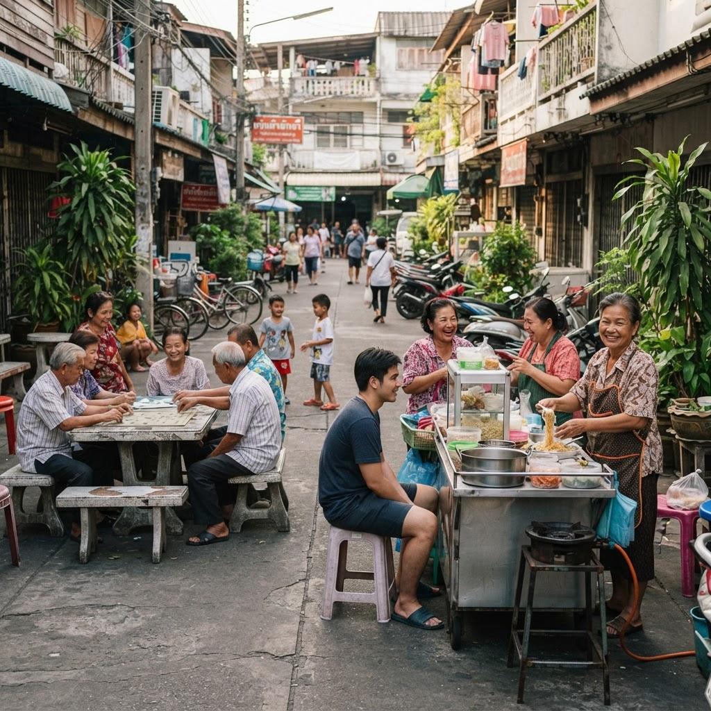 Eat Thai Boat Noodles and Grilled Pork at Chatuchak Market