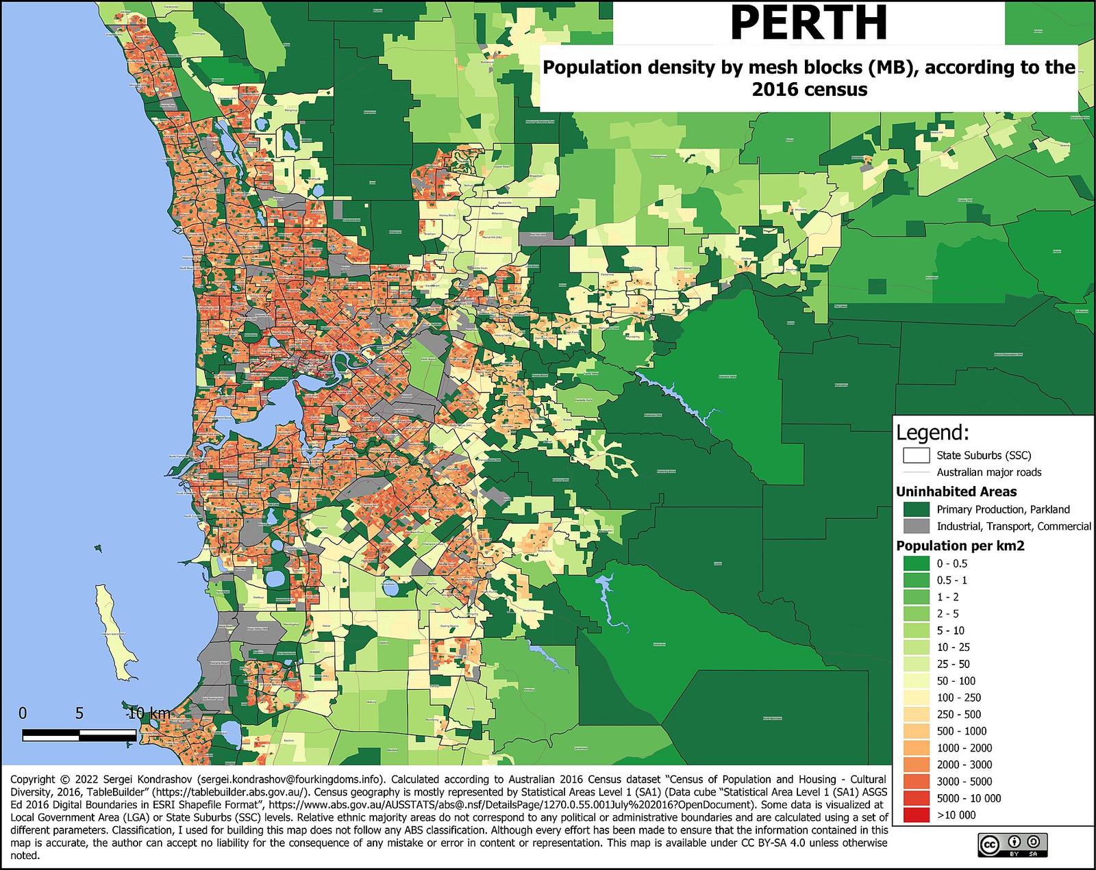 Perth density